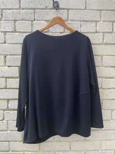 11440 Jersey One Pocket Top - Navy