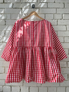 Camicia Helga Gingham Top - Red