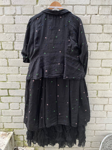 Besenieise Spot Embroidered Jacket - Kaviar