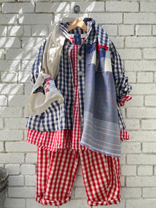 Camicia Helga Gingham Top - Red