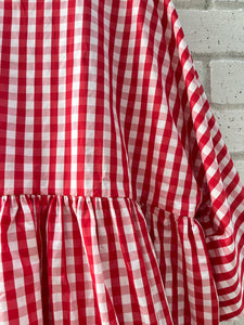 Camicia Helga Gingham Top - Red