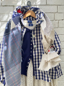 Giacca Smilla Gingham Jacket - Blue