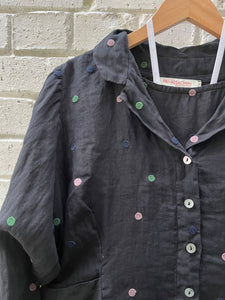 Besenieise Spot Embroidered Jacket - Kaviar