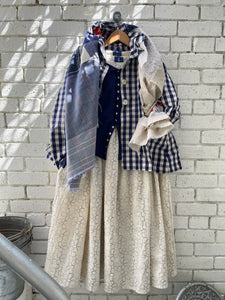 Giacca Smilla Gingham Jacket - Blue