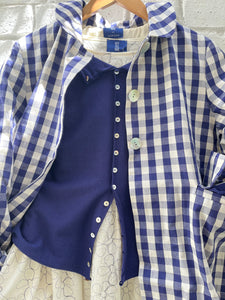 Giacca Smilla Gingham Jacket - Blue