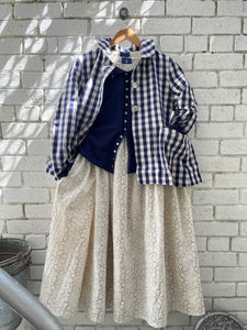 Giacca Smilla Gingham Jacket - Blue