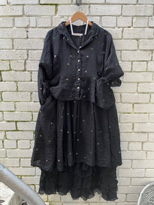 Besenieise Spot Embroidered Jacket - Kaviar