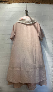 Paquerette Stripe Long Back Tunic Top - Rose