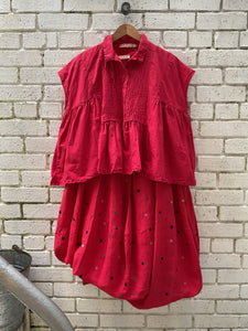 Junglaser Crunchy Cotton Sleeveless Shirt - Pepper