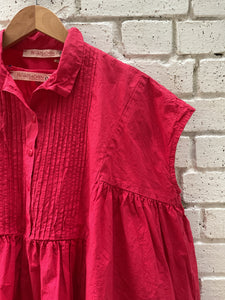 Junglaser Crunchy Cotton Sleeveless Shirt - Pepper