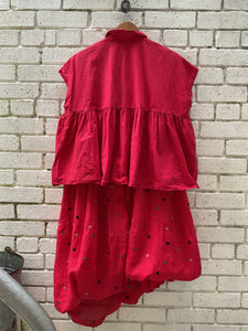 Junglaser Crunchy Cotton Sleeveless Shirt - Pepper