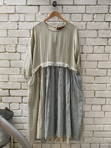 Adriana Stripe Dress - Blue