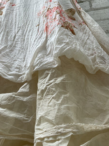 Achille Slit Detail Long Vest - Fleurs