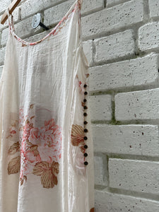 Lea Strappy Camisole - Fleurs