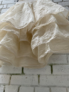 Madeleine Organza Layered Skirt - Cream