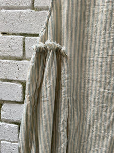 Achille Stripe Gathered Side Vest - Blue