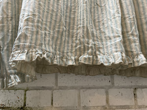 Lise Stripe Gathered Dress - Blue