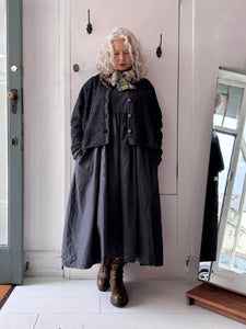 Vanneer Crunchy Cotton Gathered Dress - Satt