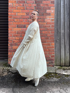 Heisshalt Crinkle Cotton Dress - Stroh