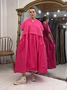 Schlichtwechsel Crunchy Cotton Dress - Pink