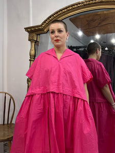 Schlichtwechsel Crunchy Cotton Dress - Pink