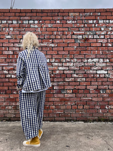 Giacca Smilla Gingham Jacket - Blue