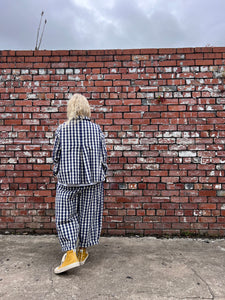 Giacca Smilla Gingham Jacket - Blue