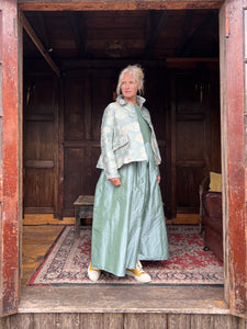 Giacca Smilla Brocade Jacket - Aqua Gold