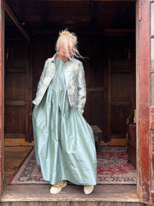 Giacca Smilla Brocade Jacket - Aqua Gold