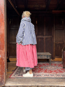 Giacca Smilla Gingham Jacket - Blue