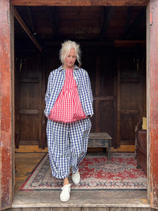 Giacca Smilla Gingham Jacket - Blue