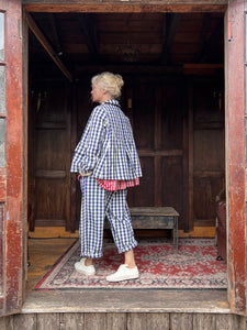 Giacca Smilla Gingham Jacket - Blue