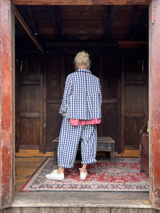 Giacca Smilla Gingham Jacket - Blue