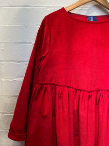 Abito Debora Corduroy Dress - Red