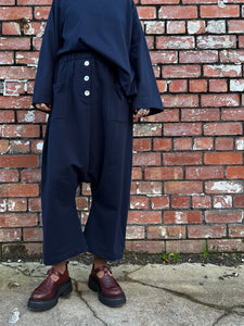 Super Soft Sweatshirt Cavallino Trousers - Navy