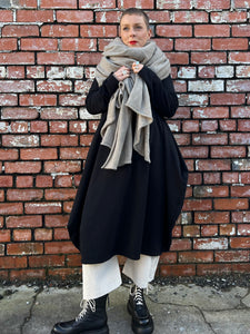 Super Soft Sweatshirt Tunic - Black