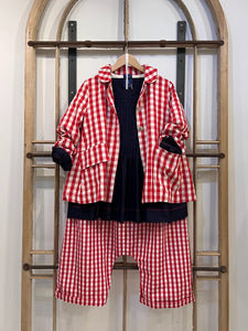 Camicia Pleats Top - Navy