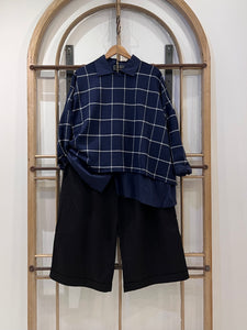 DIS XX Heavy Cotton Wide Leg Trousers - Black