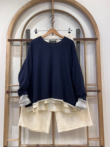 DIS XX Heavy Cotton Wide Leg Trousers - Cream