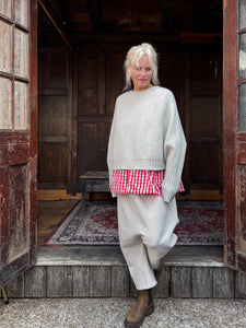 Maglia Cielo Cape Jumper - Beige