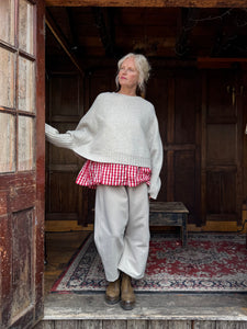 Maglia Cielo Cape Jumper - Beige