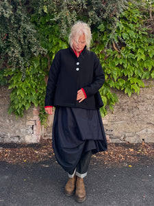 Giacca Flow Limited Edition Waffle Flared Jacket - Black