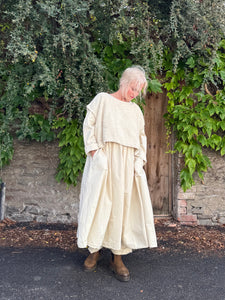 Vanneer Crunchy Cotton Gathered Dress - Gefühl