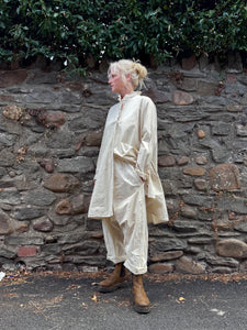 Jewerist Frill Neck Crunchy Cotton Shirt - Gefühl