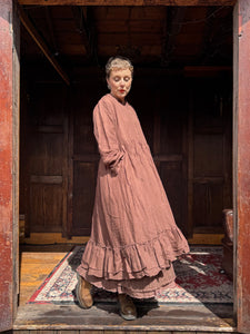 Melo Linen Dress - Bois De Rose