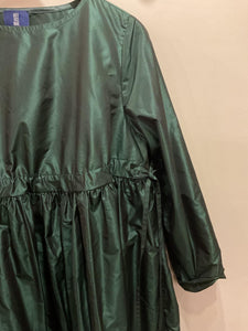 Deborah Tie Side Taffeta Dress - Green